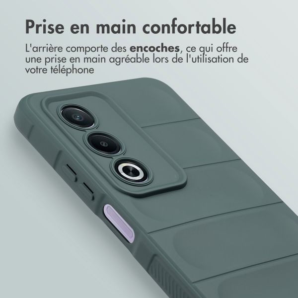 imoshion Coque arrière EasyGrip Oppo A80 5G - Vert foncé