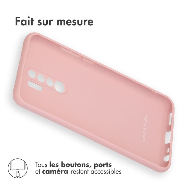 imoshion Coque Couleur Xiaomi Redmi 9 - Dusty Pink