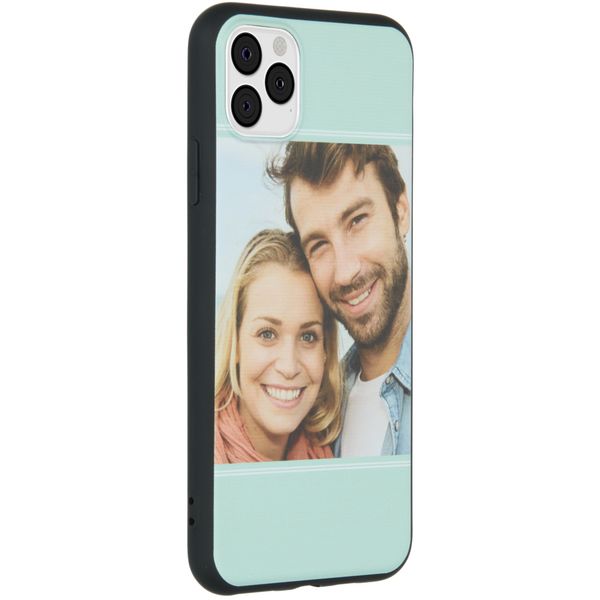 Concevez votre propre coque en gel Apple iPhone 11 Pro Max - Noir
