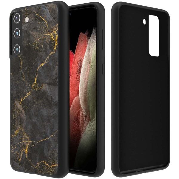 imoshion Coque Design Samsung Galaxy S21 FE - Black Marble