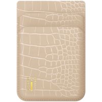 iDeal of Sweden MagSafe / Porte-cartes magnétique - Porte-cartes - Warm Beige Croco