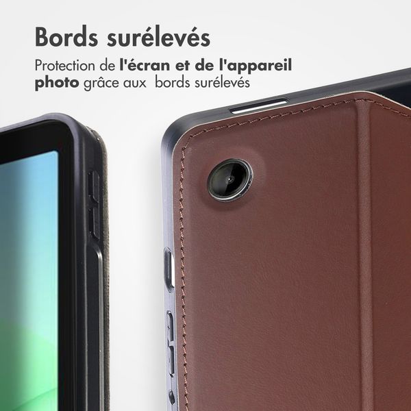Accezz Coque tablette Classic Samsung Galaxy Tab A11 Plus - Marron