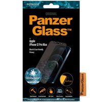 PanzerGlass Protection d'écran Privacy en verre trempé Case Friendly Anti-Bacterial iPhone 12 Pro Max