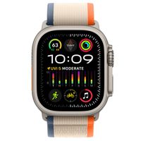 Apple Bracelet Trail Loop Apple Watch Series 1 á 10 / SE / Ultra (2) (44/45/46/49 mm) - Taille M/L - Orange / Beige