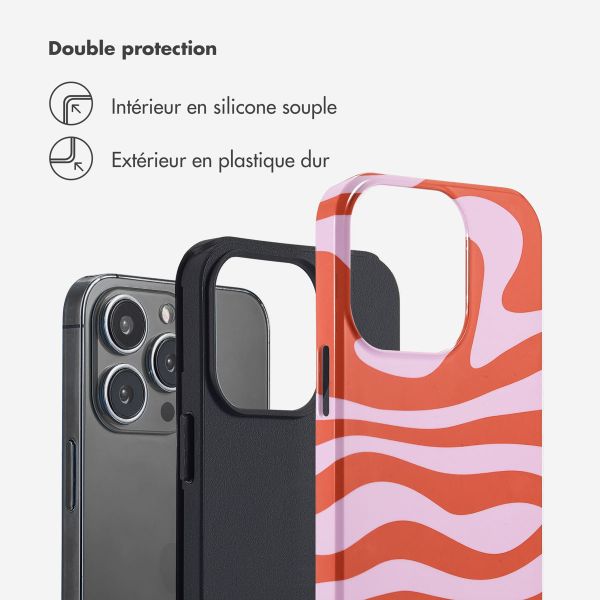 Selencia Coque arrière Vivid Apple iPhone 13 Pro - Dream Swirl Pink