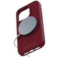 Njorð Collections Coque daim Comfort+ MagSafe iPhone 15 Pro - Red