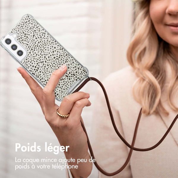 imoshion Coque Design avec cordon Samsung Galaxy S21 FE - Desert Dots