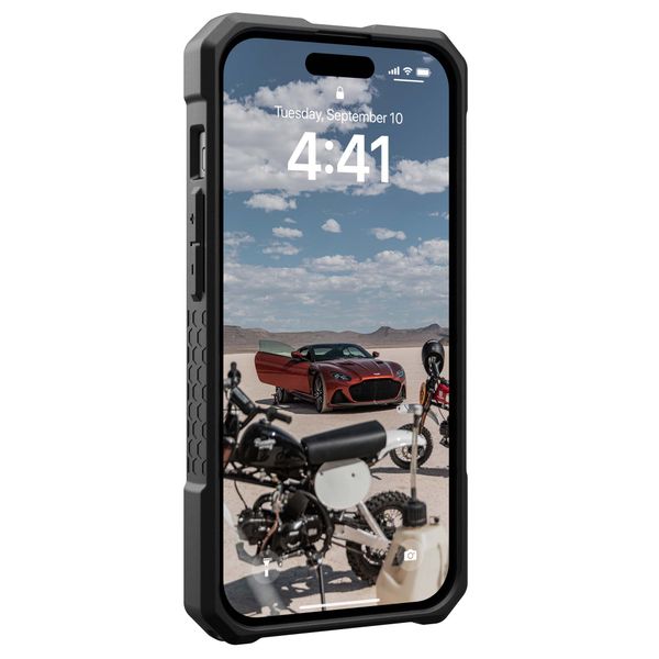 UAG Coque arrière Monarch Pro iPhone 15 - Carbon Fiber