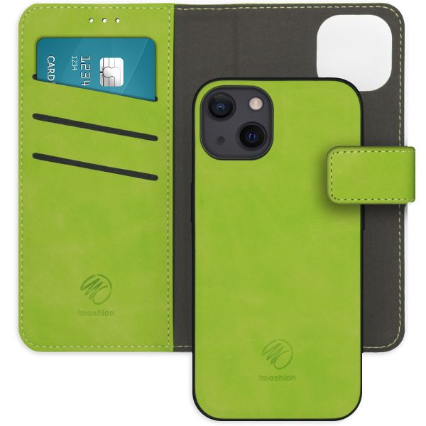 imoshion Etui de téléphone de type portefeuille 2-en-1 iPhone 13 - Vert