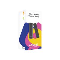 Accezz Spray nettoyante pour écran 2-en-1 - Gris