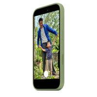 Apple Coque en silicone avec MagSafe Apple iPhone 17 - Light Moss