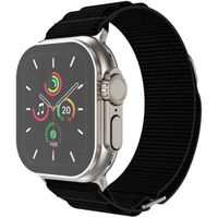 imoshion Bracelet en nylon Alpine Apple Watch Series 1 t/m 11 / SE / Ultra (44/45/46/49 mm) - Noir
