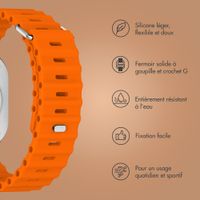 Accezz Bracelet Ocean Apple Watch Series 1 - 11 / SE / Ultra (44/45/46/49 mm) - Orange