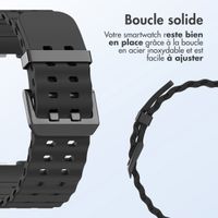 imoshion Bracelet Ocean en silicone Samsung Galaxy Watch 8 (40/44mm) / Classic (46mm) - Noir