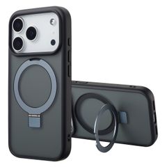 Accezz Coque Ring Stand avec MagSafe Apple iPhone 17 Pro - Noir