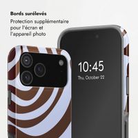 Selencia Coque arrière Vivid avec MagSafe Apple iPhone 17 Pro Max - Dream Swirl Chocolate