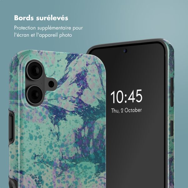 Selencia Coque arrière Vivid avec MagSafe Apple iPhone 16 - Fresh Paint Green