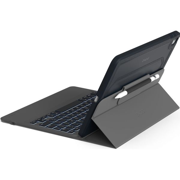 ZAGG Housse clavier Rugged Messenger iPad 9 (2021) 10.2 pouces / iPad 8 (2020) 10.2 pouces / iPad 7 (2019) 10.2 pouces 