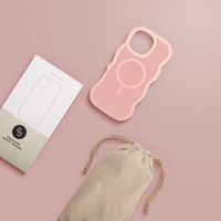 Selencia Coque arrière Wavy avec MagSafe Apple iPhone 16 Pro Max - Soft Pink