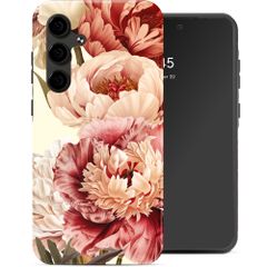 Selencia Coque arrière Vivid Samsung Galaxy S24 FE - Vintage Peony