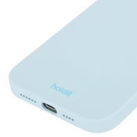 Holdit Coque Silicone iPhone 15 - Mineral Blue