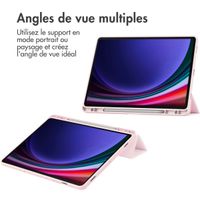 imoshion Coque tablette rigide Trifold Samsung Galaxy Tab S9 11.0 pouces - Rose