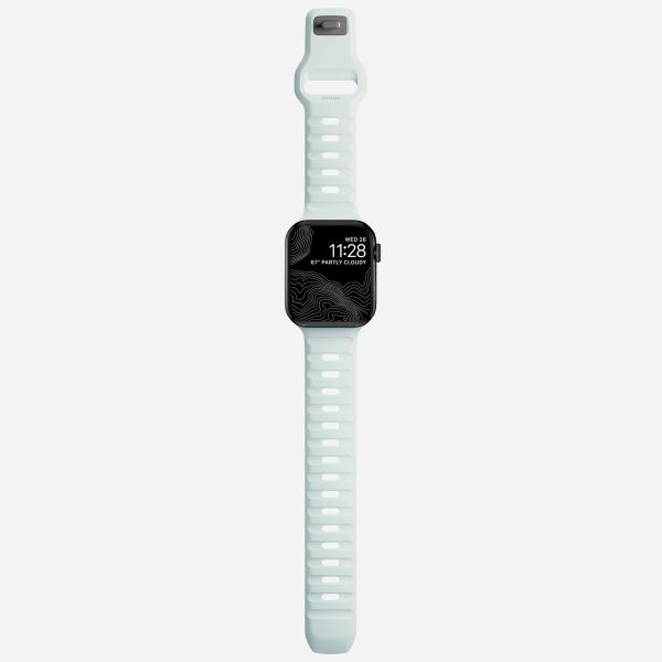 Nomad Bracelet Sport FKM Apple Watch Series 1 á 9 / SE (38/40/41 mm) | Series 10 (42 mm) - Icy Blue Glow