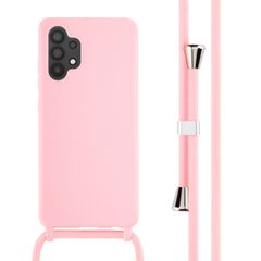 imoshion ﻿Coque en silicone avec cordon Samsung Galaxy A32 (4G) - Rose