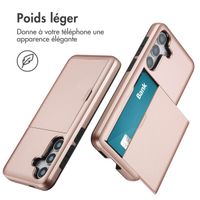 imoshion Coque arrière avec porte-cartes Samsung Galaxy S25 - Rose Doré