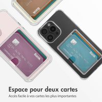 imoshion Coque silicone avec porte-cartes iPhone 15 Pro Max - Transparent