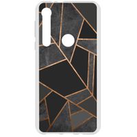 Coque Design Motorola One Macro - Black Graphic