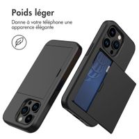 imoshion Coque arrière avec porte-cartes Apple iPhone 15 Pro - Noir