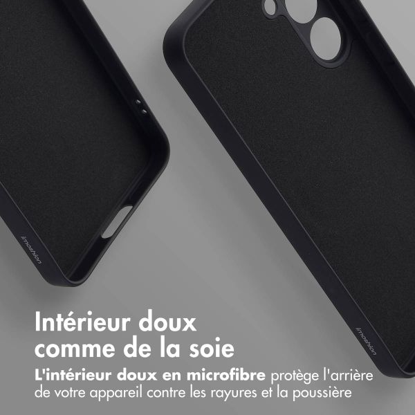 imoshion Coque Couleur avec MagSafe Samsung Galaxy S24 FE - Noir