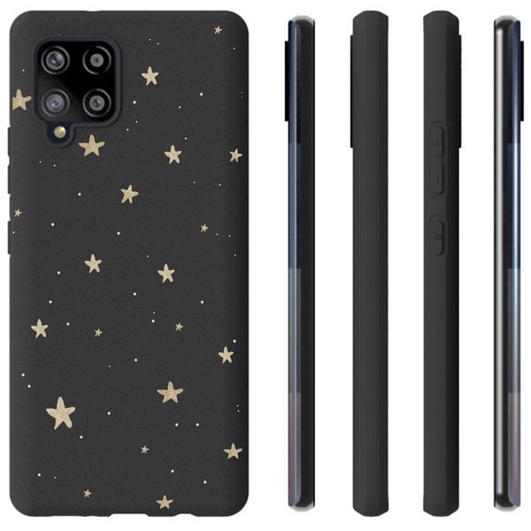 imoshion Coque Design Samsung Galaxy A42 - Etoiles / Noir