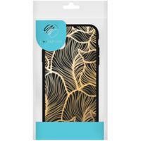 imoshion Coque Design Samsung Galaxy A50 / A30s - Feuilles / Noir