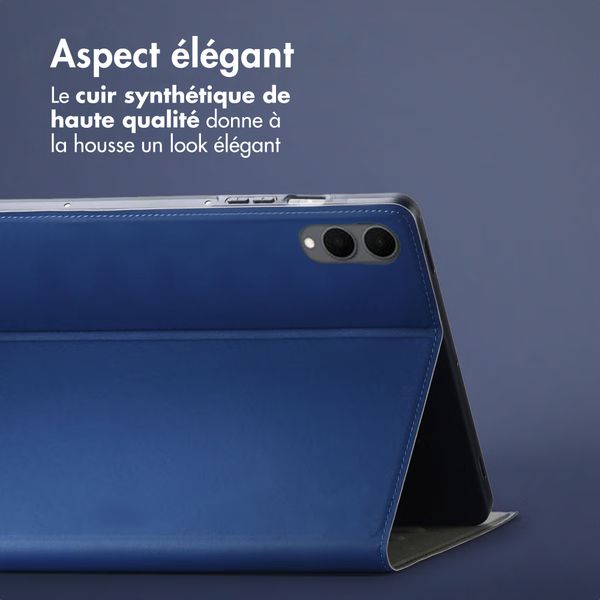 Accezz Coque tablette Classic Samsung Galaxy Tab S11 Ultra - Bleu foncé
