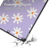 imoshion Coque tablette Design Trifold Apple iPad 9 (2021) 10.2 pouces / iPad 8 (2020) 10.2 pouces / iPad 7 (2019) 10.2 pouces - Flowers Distance