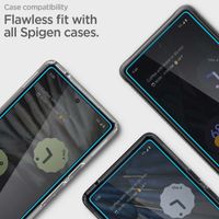 Spigen Protection d'écran en verre trempé GLAStR Fit + Applicator 2-pack Google Pixel 7a