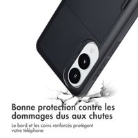 imoshion Coque arrière avec porte-cartes Samsung Galaxy S25 Edge - Noir