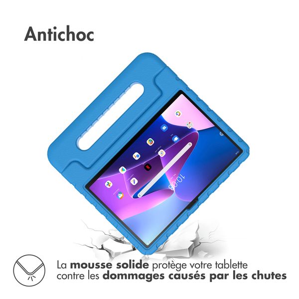 imoshion Coque kidsproof avec poignée Lenovo Tab M10 (3rd gen) - Bleu