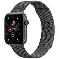 imoshion Bracelet magnétique milanais Apple Watch Series 1 - 11 / SE / Ultra (44/45/46/49 mm) - Taille M - Noir