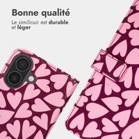 imoshion Étui de télephone portefeuille Design Apple iPhone 17 - Hearty Blush