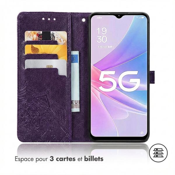 imoshion Etui de télephone Mandala Oppo A58 - Violet
