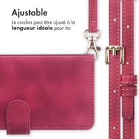 imoshion Etui de téléphone portefeuille avec cordon Samsung Galaxy S24 FE - Rouge