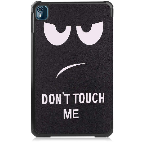 imoshion Coque tablette Design Trifold Nokia T10 - Don't touch