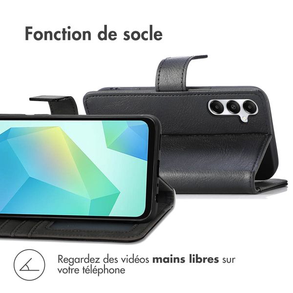 imoshion Étui de téléphone portefeuille Luxe Samsung Galaxy S25 Plus - Noir