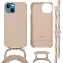 imoshion Coque arrière Color avec cordon amovible et MagSafe Apple iPhone 13 - Nude
