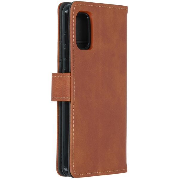 imoshion Étui de télephone portefeuille de luxe Samsung Galaxy A41 - Marron