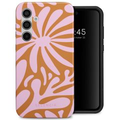 Selencia Coque arrière Vivid Samsung Galaxy A55 - Modern Bloom Pink
