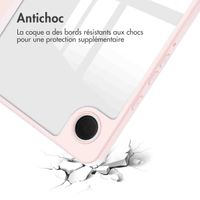 imoshion Coque tablette rigide Trifold Samsung Galaxy Tab A9 8.7 pouces - Rose